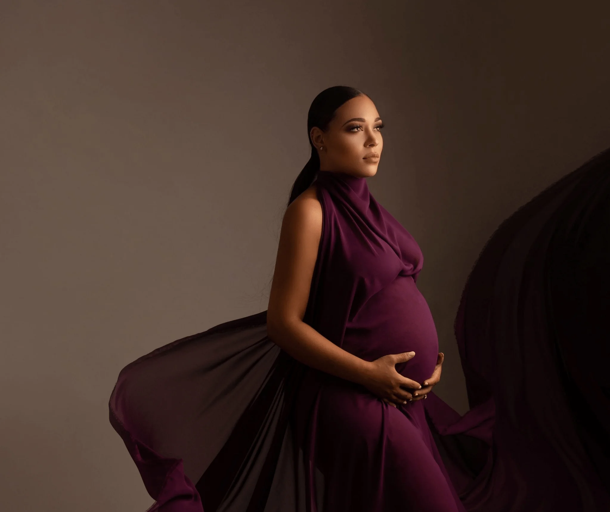 New York Maternity Studio Photoshoot scaled 1