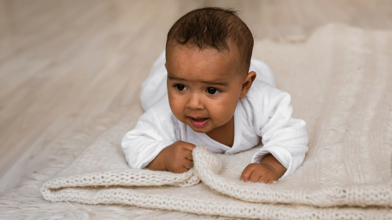 When do babies hold their head up?