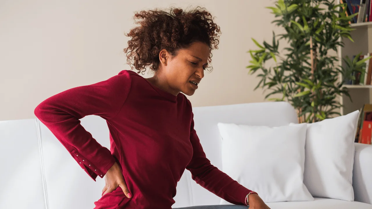 Postpartum back pain